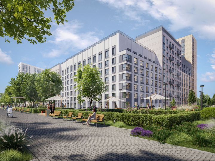 2-к. квартира, 62,7 м², 2/16 эт.