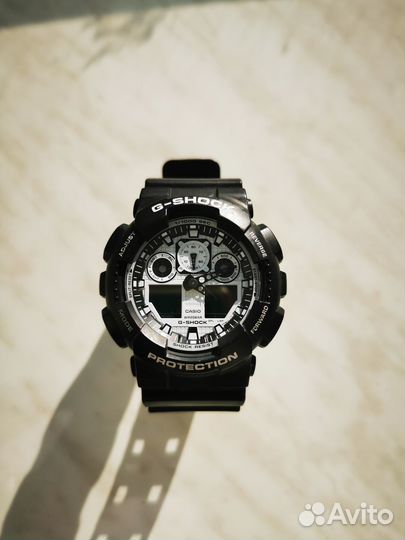 Часы casio G-shock GA-100BW