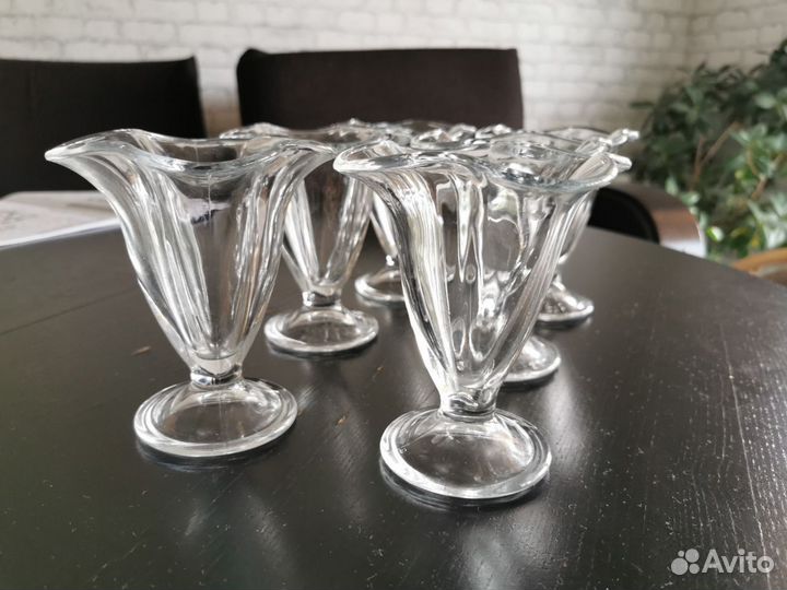 Креманки для мороженого 6 штук