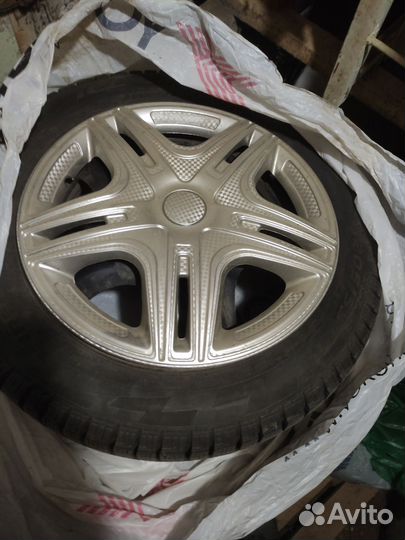 Зимняя резина 205 65 r16 бу с дисками