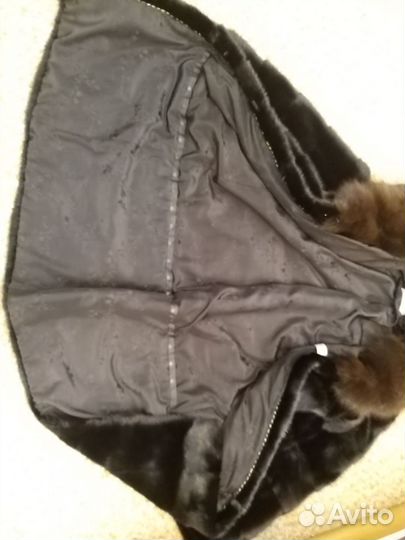 Шуба норковая с собором 44-46
