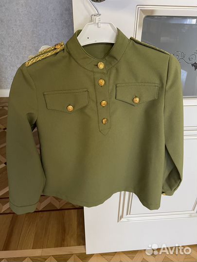 Детский военный костюм для девочки