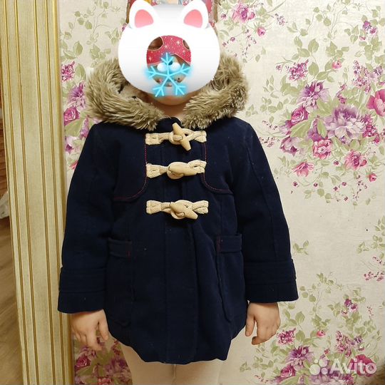 Пальто для девочки 92