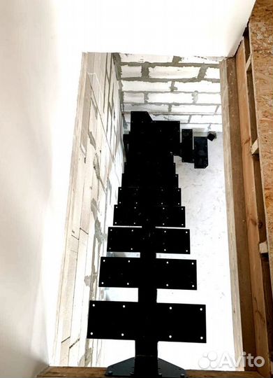 Металлокаркас для лестницы 