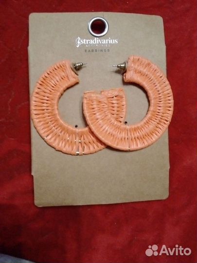 Серьги stradivarius