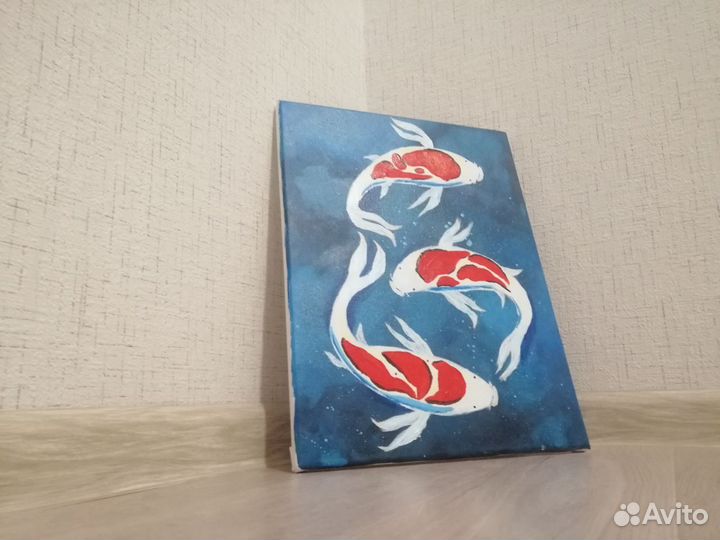 Картина акрилом на холсте