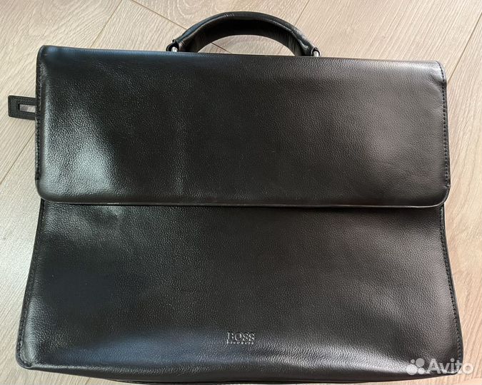 Портфель hugo boss кожа
