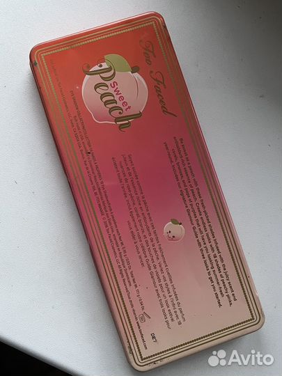 Палетка теней too faced и ingrid