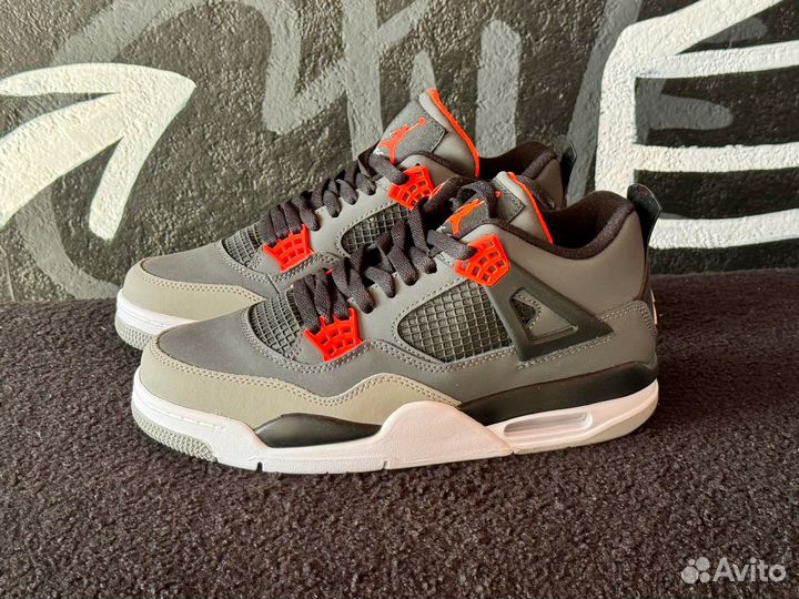 Кроссовки Nike Air Jordan 4 Retro Carbon Gray