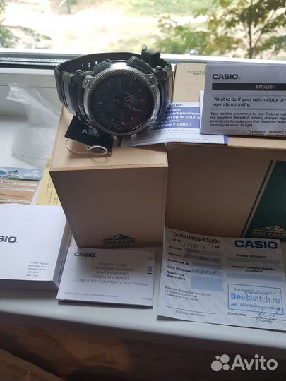 Часы casio pro trek prw 5000