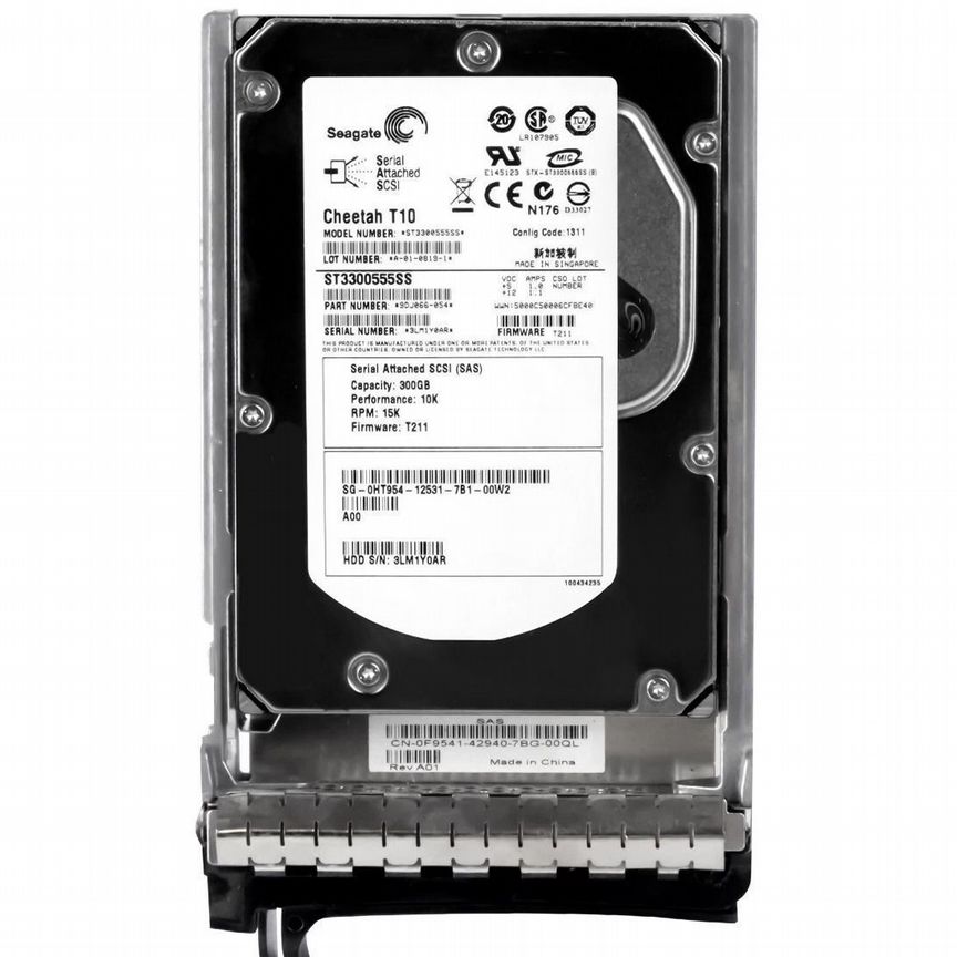 [HT954] Жесткий Диск Dell 300gb Sas 3,5" Hdd Ht954