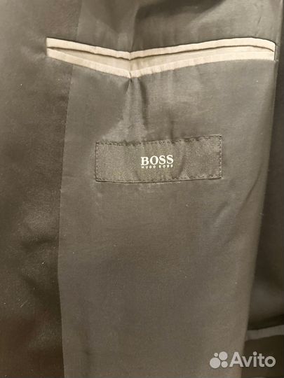 Мужской классический костюм черный 52