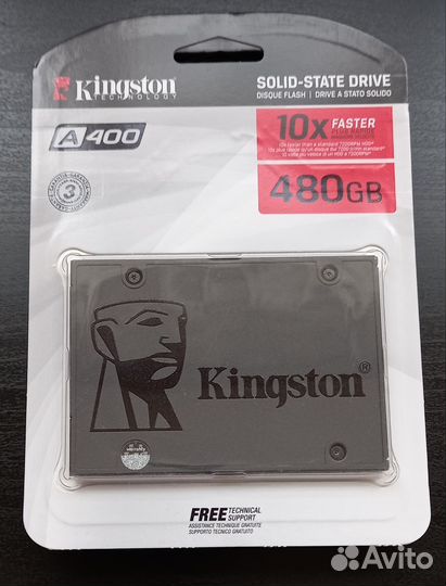 Новый SSD Диск Kingston A400 480GB