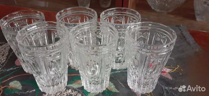 Стаканчики хрустальные