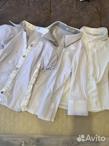Школьные блузки для девочки до 140