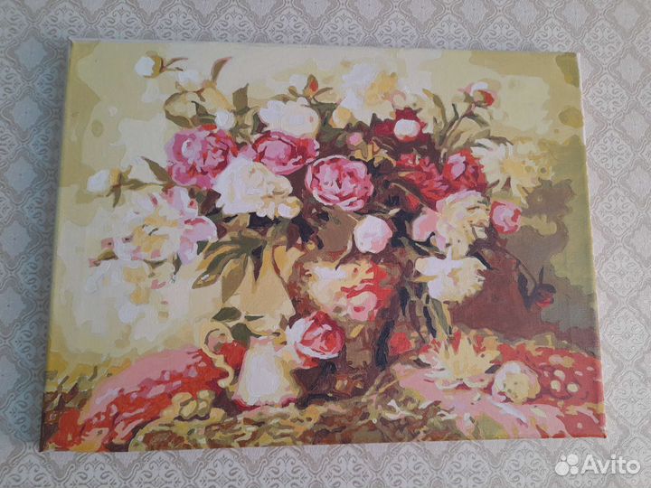 Готовые картины по номерам, акрил