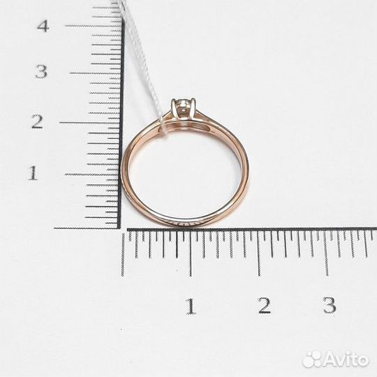 Золотое кольцо с камнем 0р