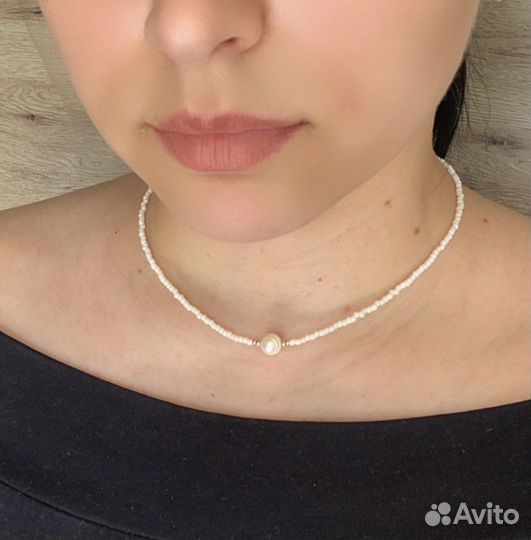 Чокер из бисера