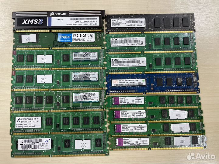 Оперативная память DDR3 2gb 1333/1600