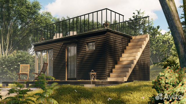 Модульный дом с террасой Армавир цена