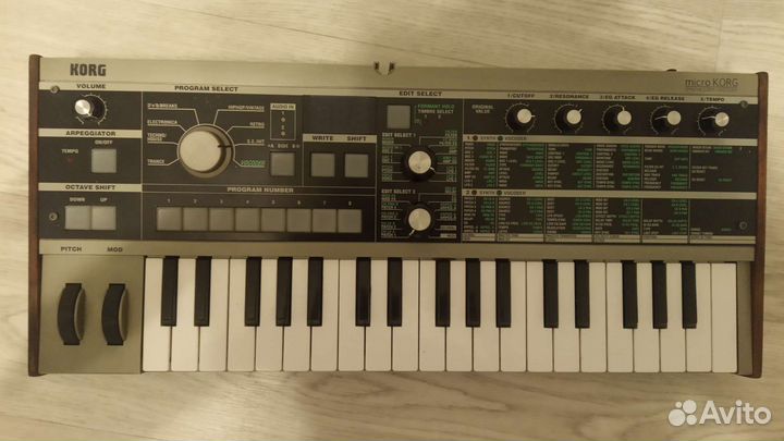 Korg Microkorg (не работает клавиатура)