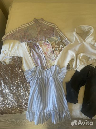 Одежда для девочки пакетом на рост 110см