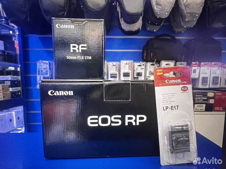 Canon RP kit RF 50mm 1.8 +akb + З/у + 64Гб