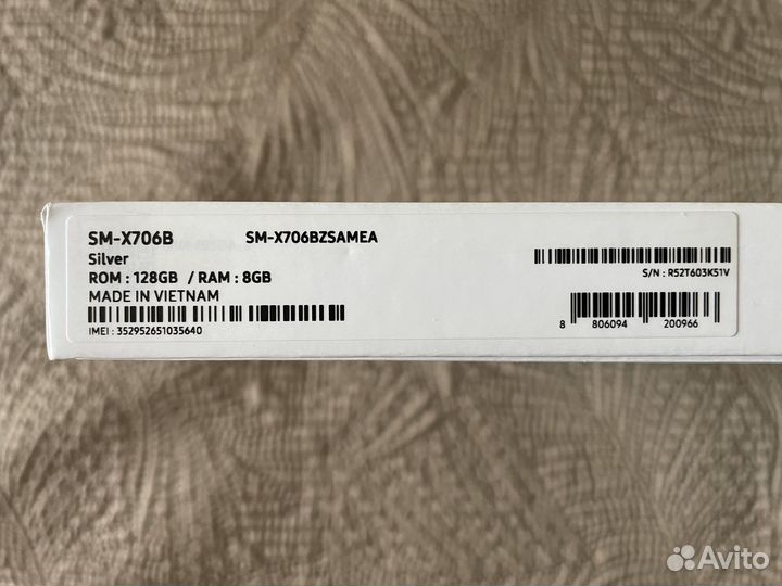 Планшет Samsung Galaxy Tab S8 5G 128 Gb Новый