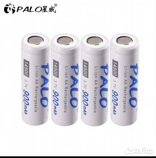 Аккумулятор 14500 3,7v 900 mAh Palo