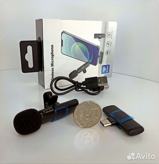 Беспроводной петличный микрофон