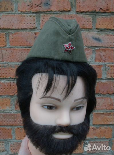 Солдатская пилотка со звездой военная форма №2