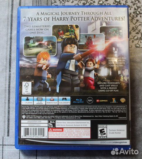 Игра Harry Potter Collection Lego PS4, диск