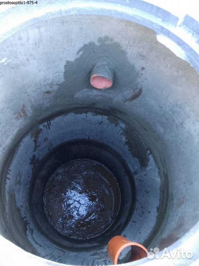 Септики из бетонных колец с монтажем