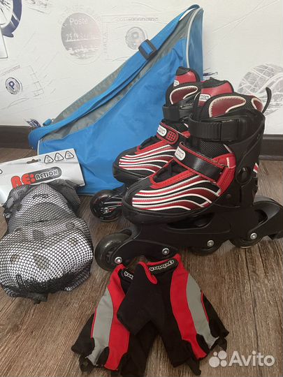 Ролики раздвижные р. 26-31