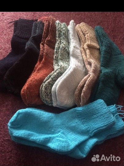 Носки вязаные. Ручная работа