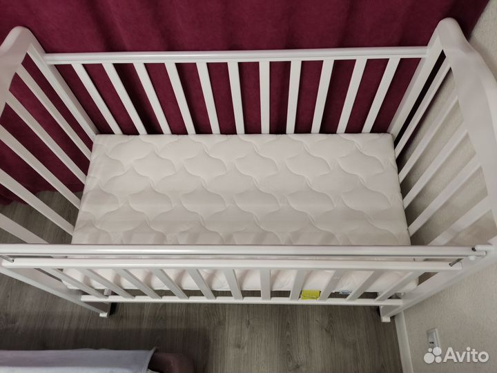 Детская кроватка качалка, Новая