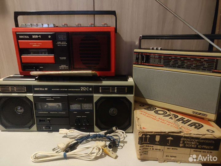Магнитофоны весна радиоприемник vef