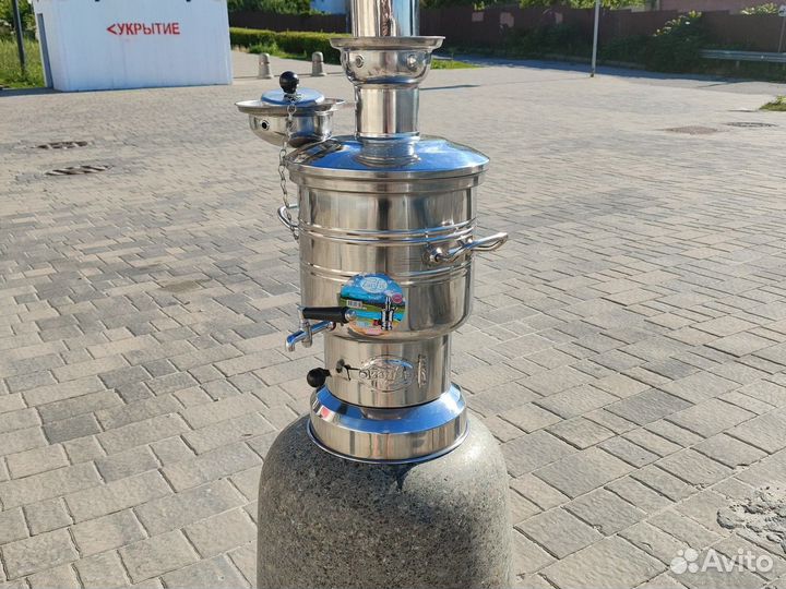 Самовар дровяной турецкий