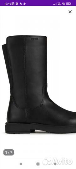 Сапоги демисезонные для девочки 35 размер
