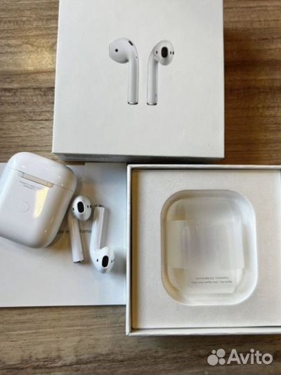 Беспроводные наушники apple airpods 2 luxe
