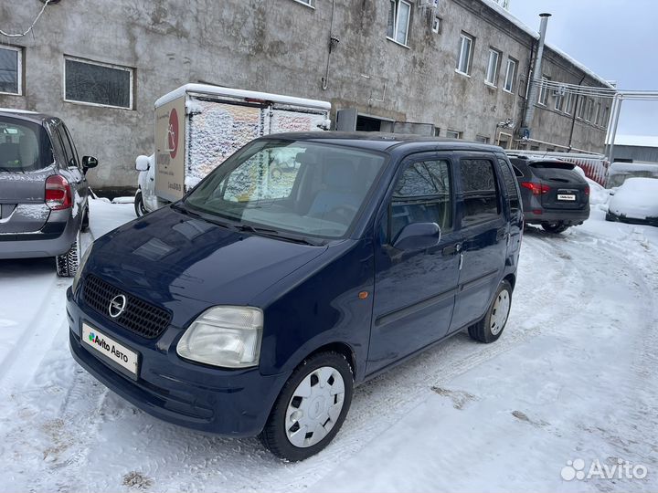 Opel Agila 1.2 МТ, 2000, 217 000 км