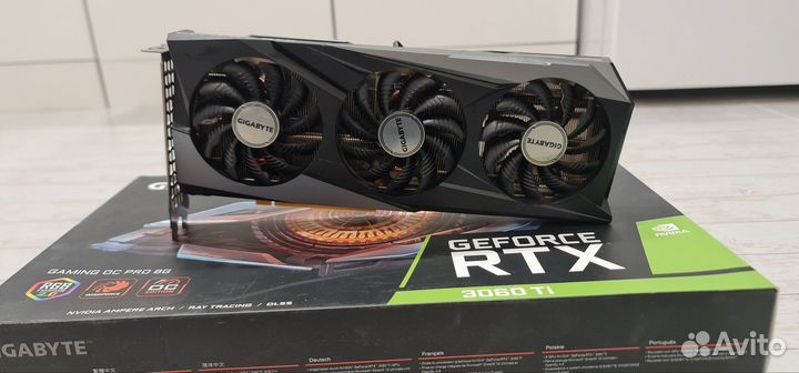 Видеокарта geforce RTX 3060 TI gigabyte