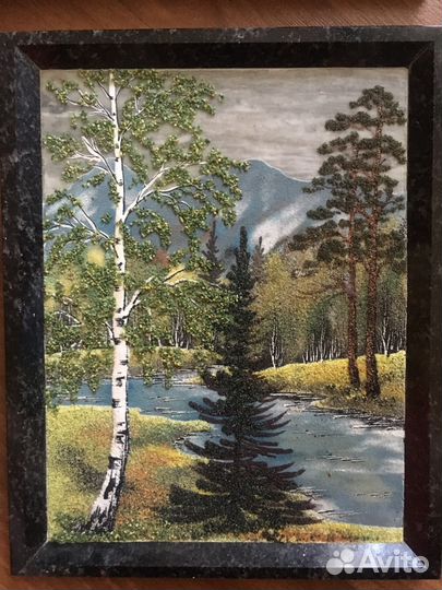 Картины из натурального камня