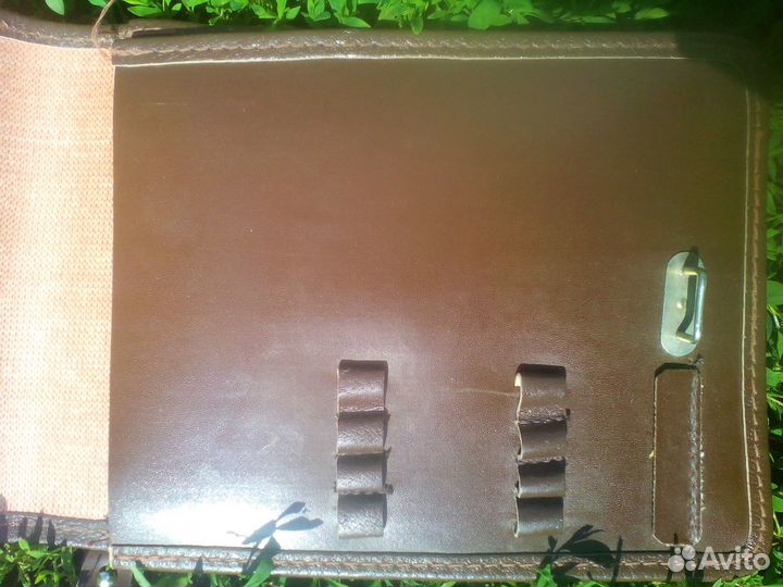 Кожаная сумка планшет сержанта военный