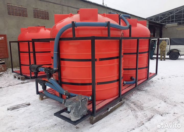 Емкость с насосом кассета 10000л