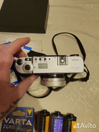 Фотоаппарат Konica hexar silver пленочный