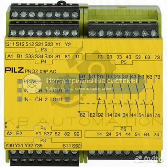 Реле безопасности Pilz 777606 pnoz X9P