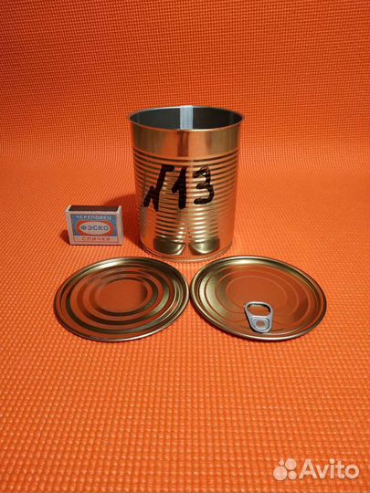 Жестяная банка для консервирования номер 13