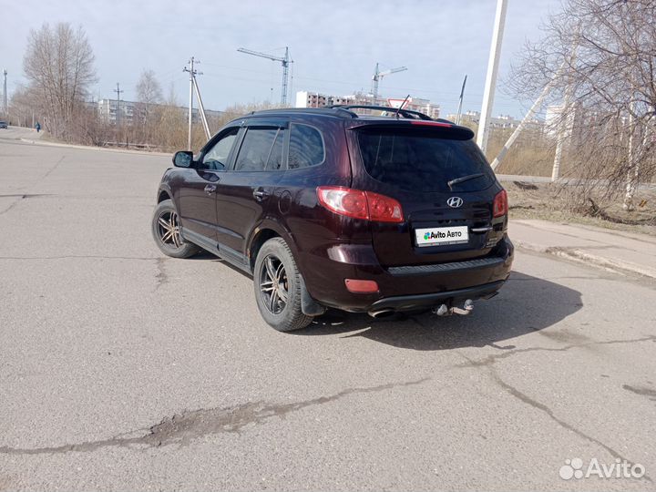 Hyundai Santa Fe 2.2 AT, 2008, 260 000 км