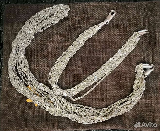 Серебряный гарнитур